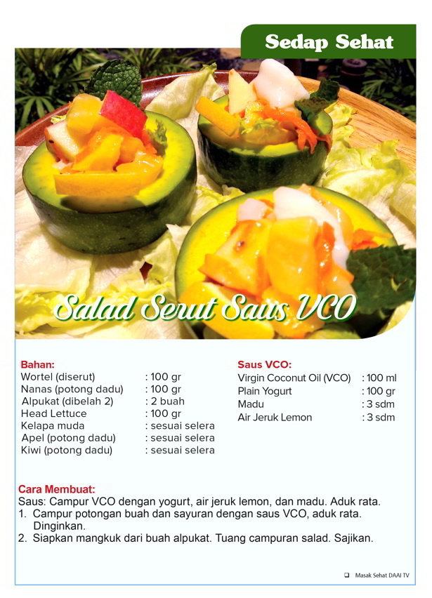 Salad Serut Saus VCO