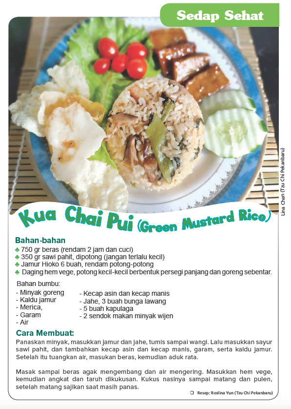 Kua Chai Pui (green Mustard Rice)