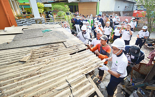 Building Kamal Muara Peoples Houses