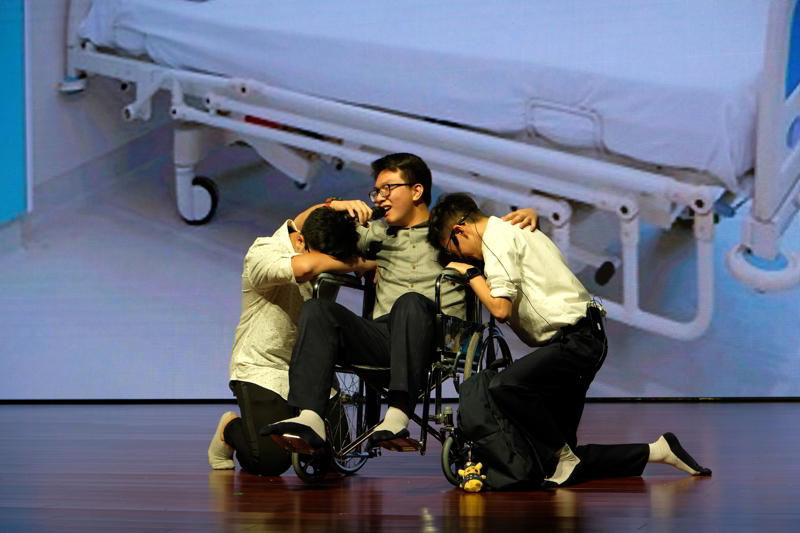 Tzu Chi Secondary Students Present A Drama about Filial Piety