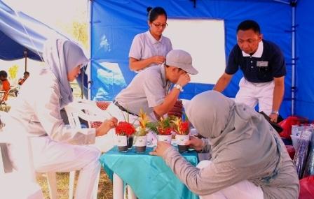 karangan bunga tanda penghargaan