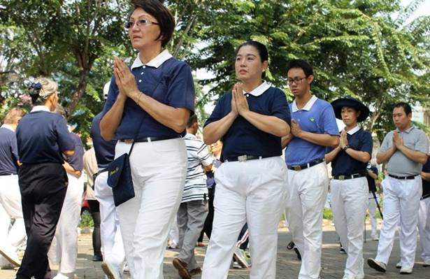 Latihan Formasi Doa Jutaan Insan