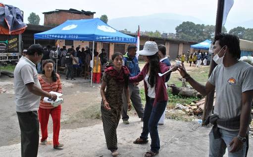 Bantuan untuk Nepal