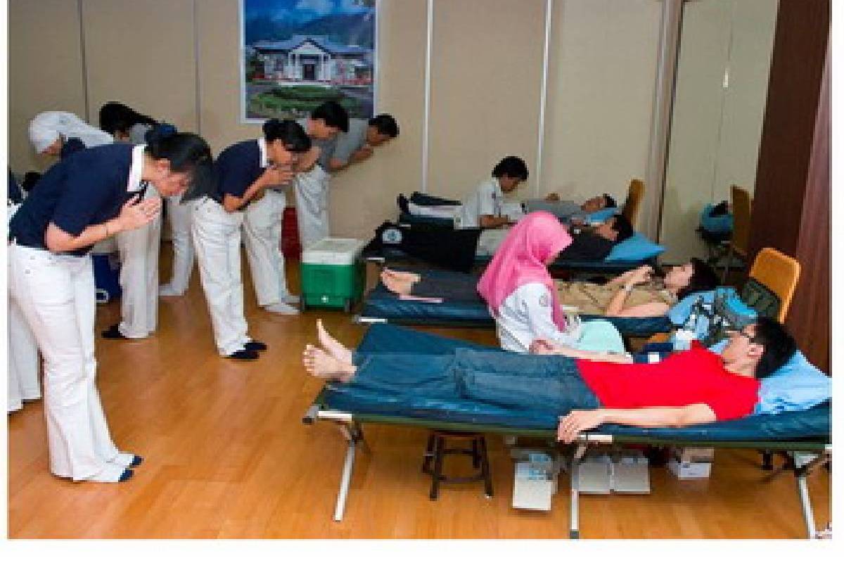 Donor Darah Tzu Chi di Jing Si Kelapa Gading