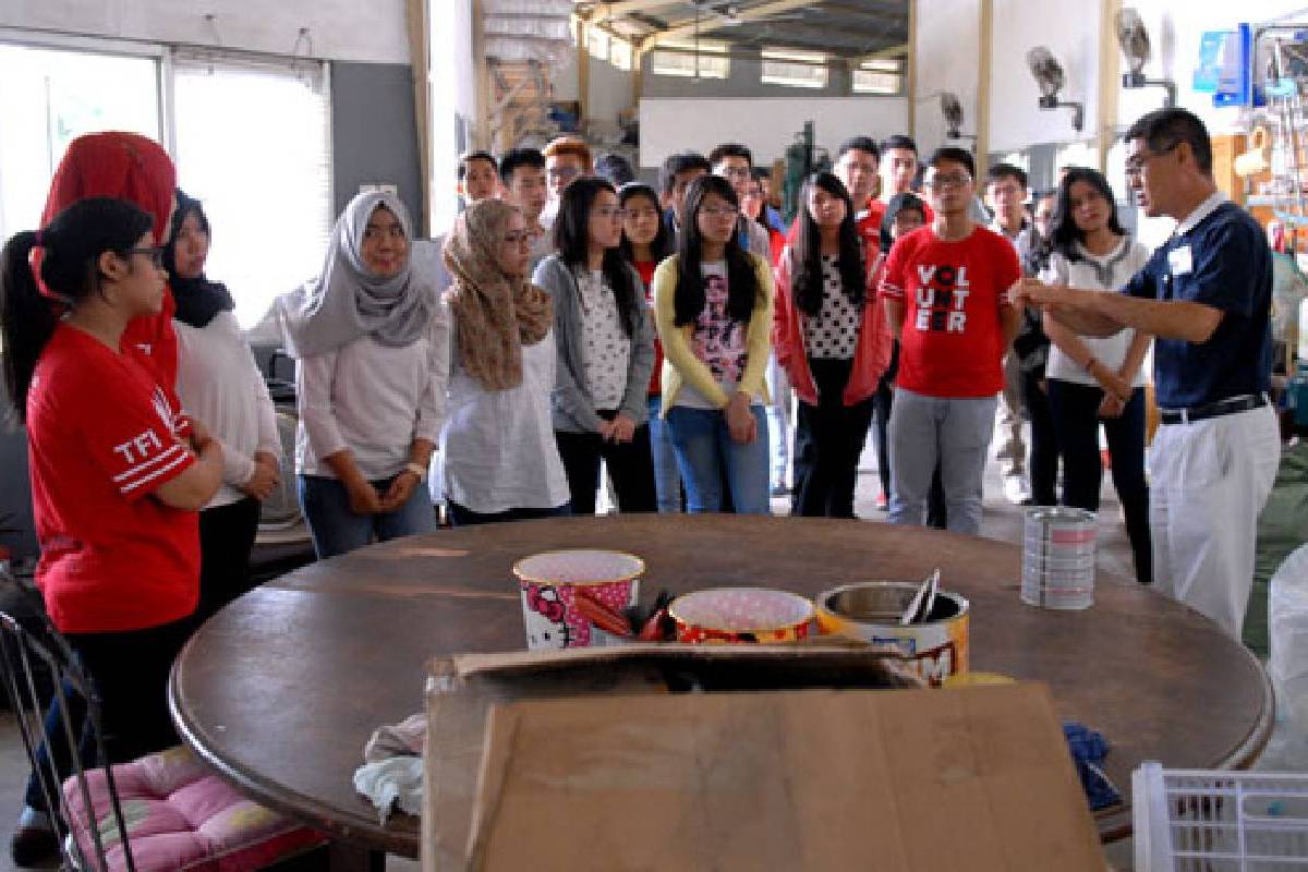 Kunjungan Teach For Indonesia (Bina Nusantara)