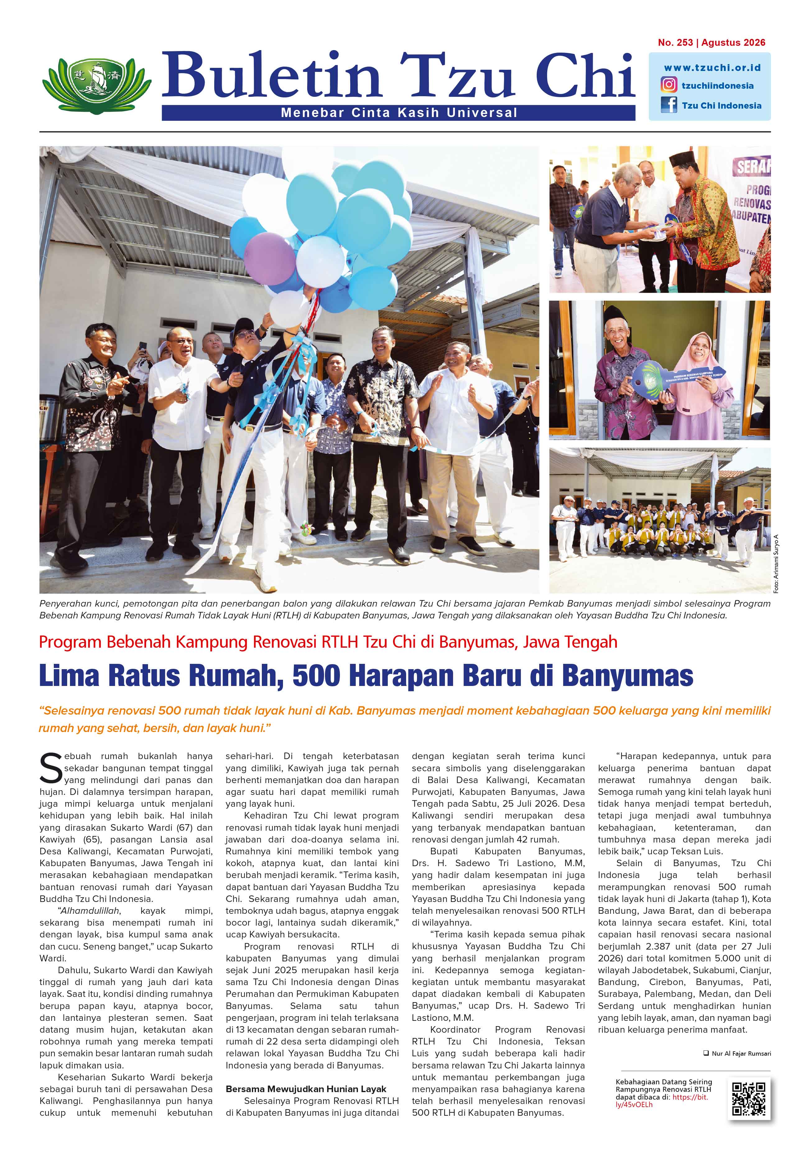 Buletin Tzu Chi Edisi 253 Agustus 2026