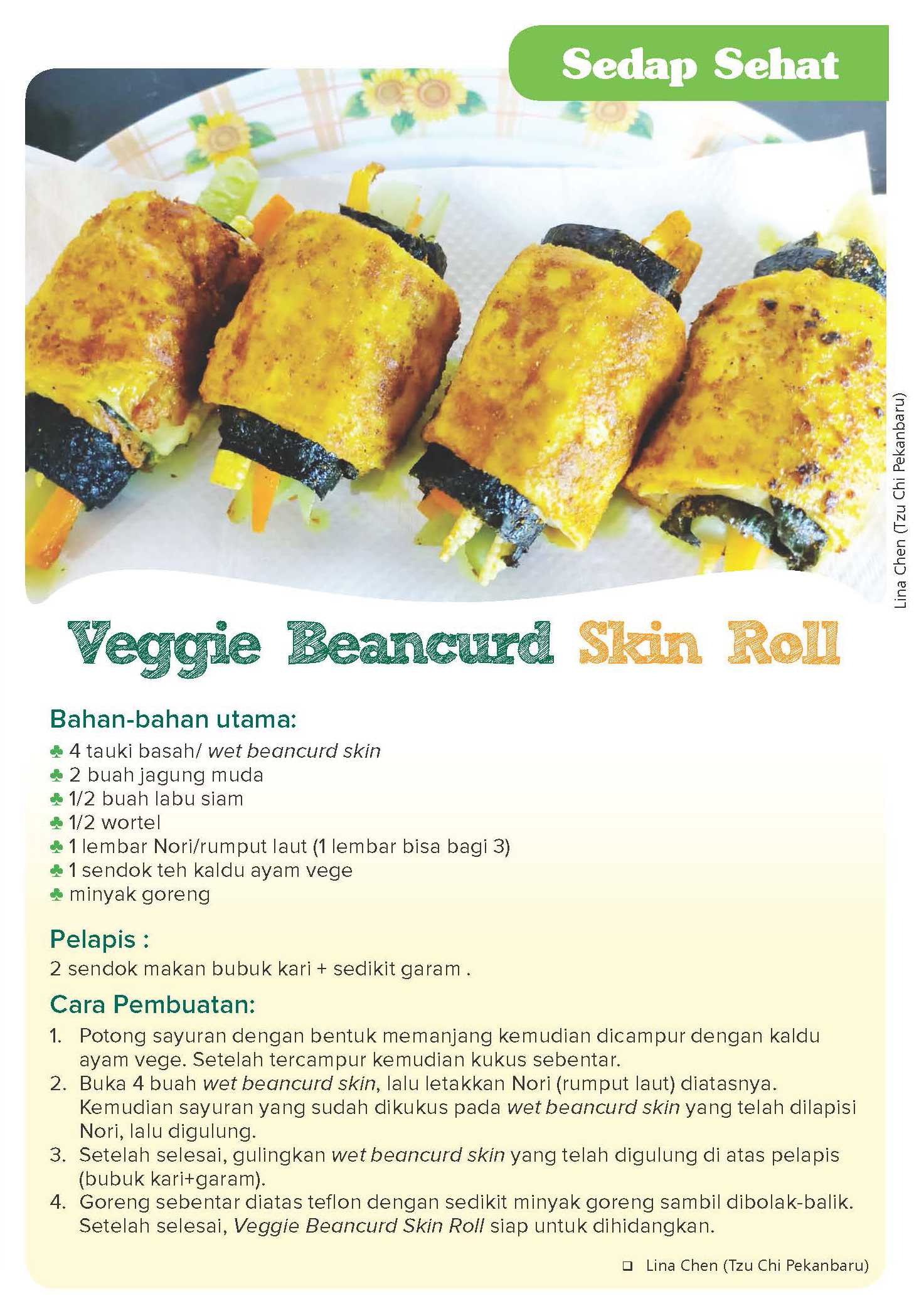 Veggie Beancurd Skin Roll
