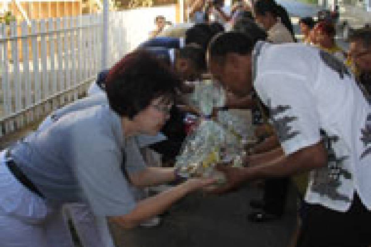 Peresmian Bedah Rumah Tzu Chi di Manado