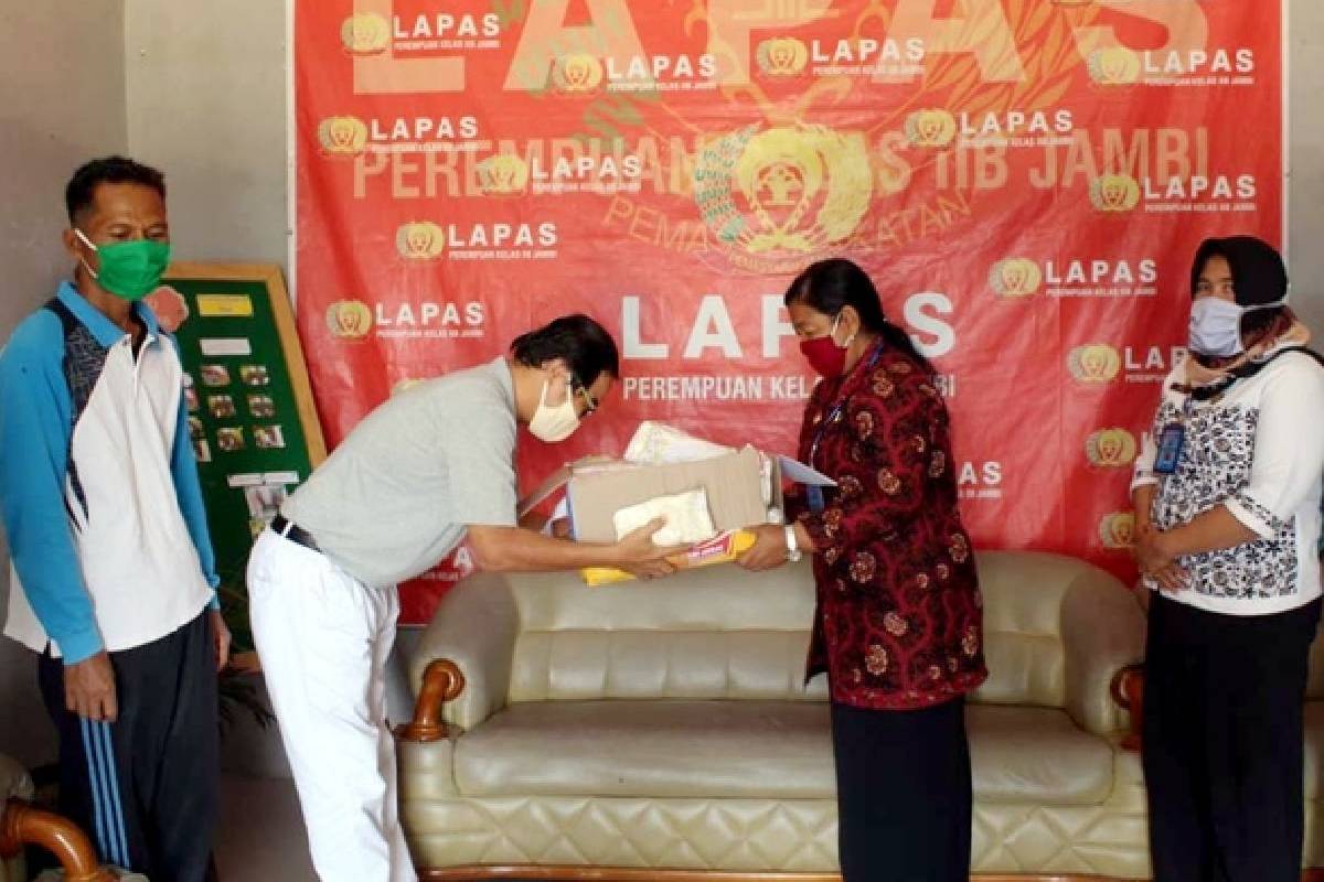 Masker Kain Bagi Warga Binaan di Lembaga Pemasyarakatan