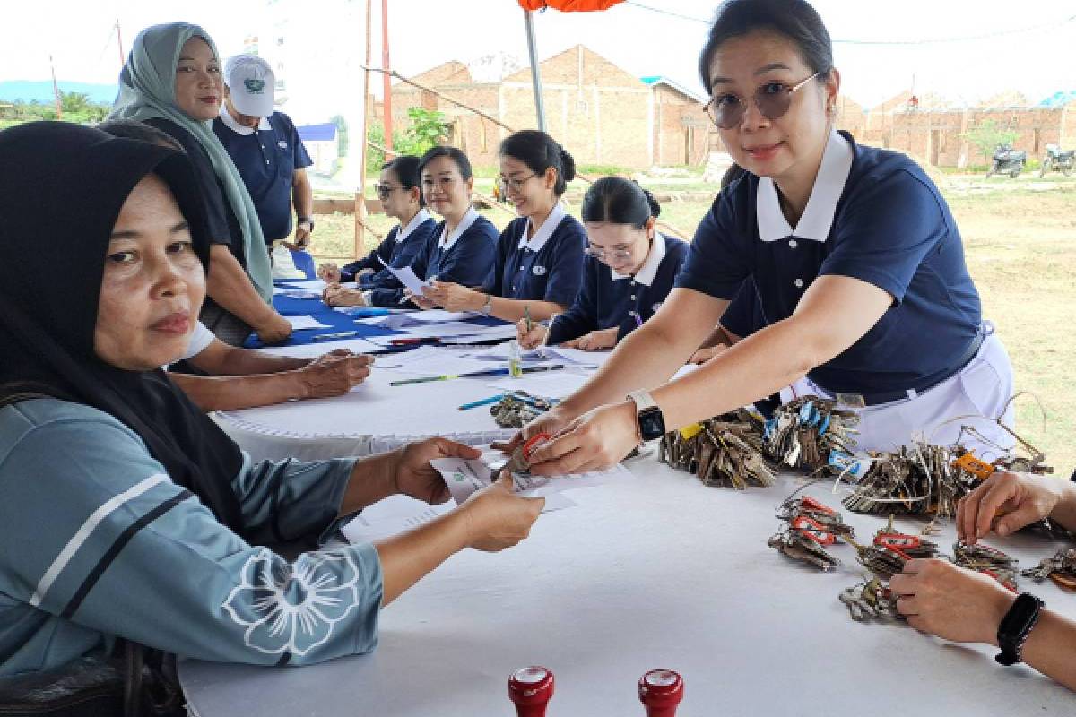 Pembangunan Huntap di Aceh: 96 Keluarga di Aceh Tamiang Terima Rumah Baru
