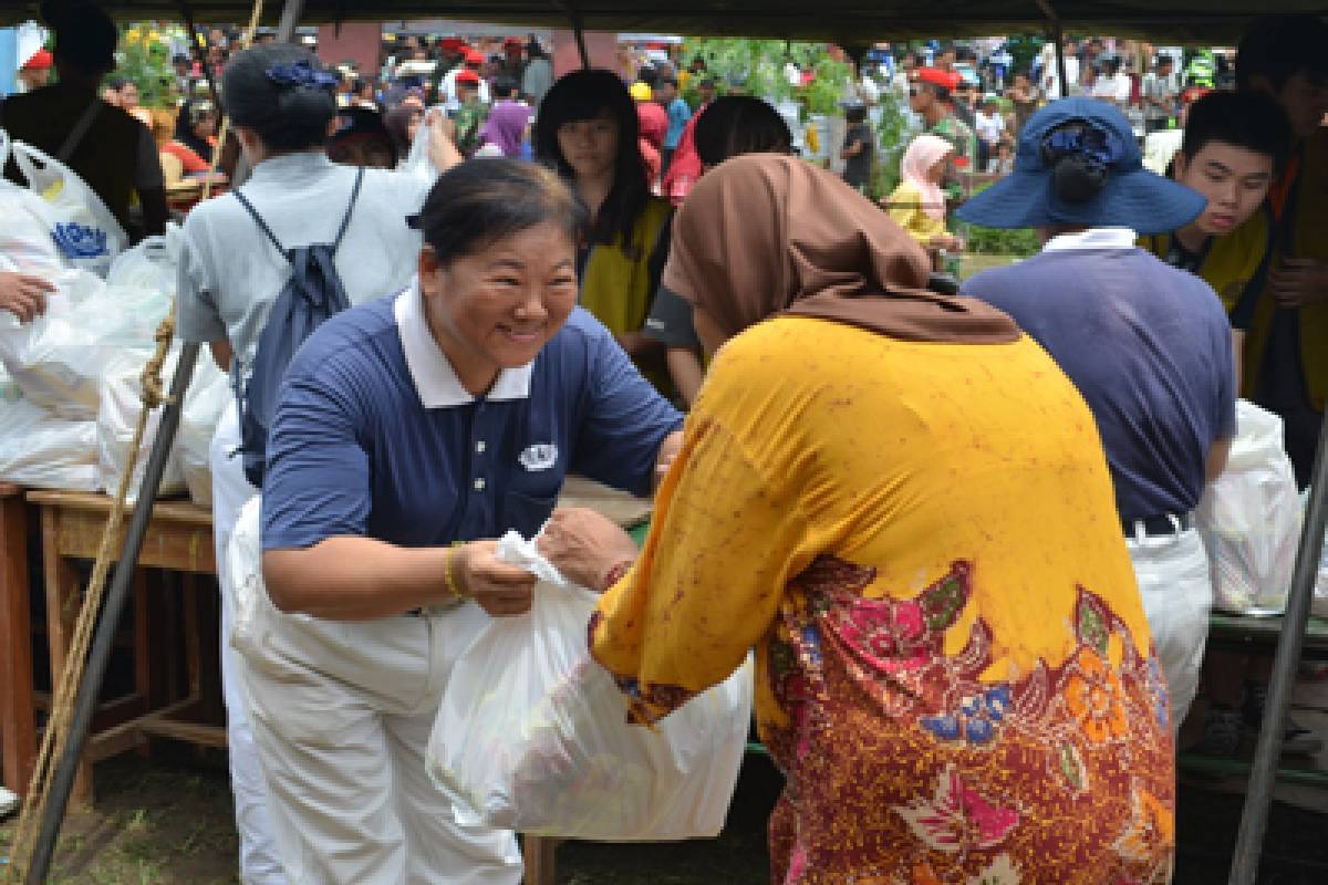 Bantuan untuk Korban Banjir di Serang, Banten