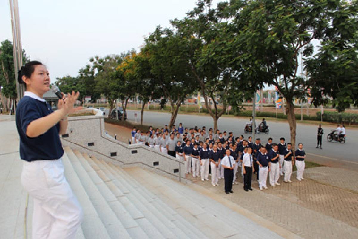 Persiapan Menyambut Peresmian Aula Jing Si (1)