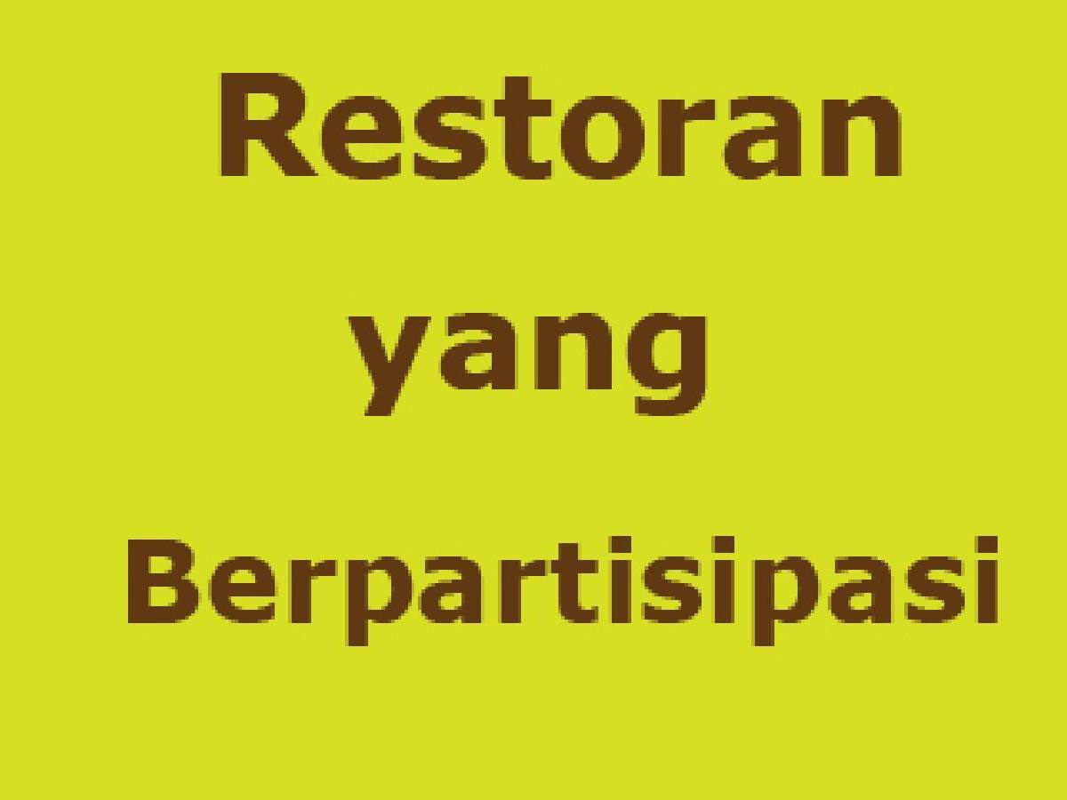 Restoran yang Berpartisipasi Jakarta Selatan