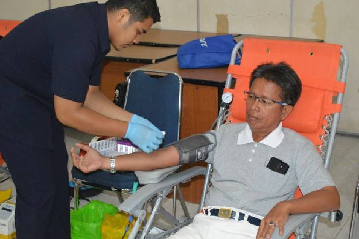 Berdonor Darah di Sei Rokan