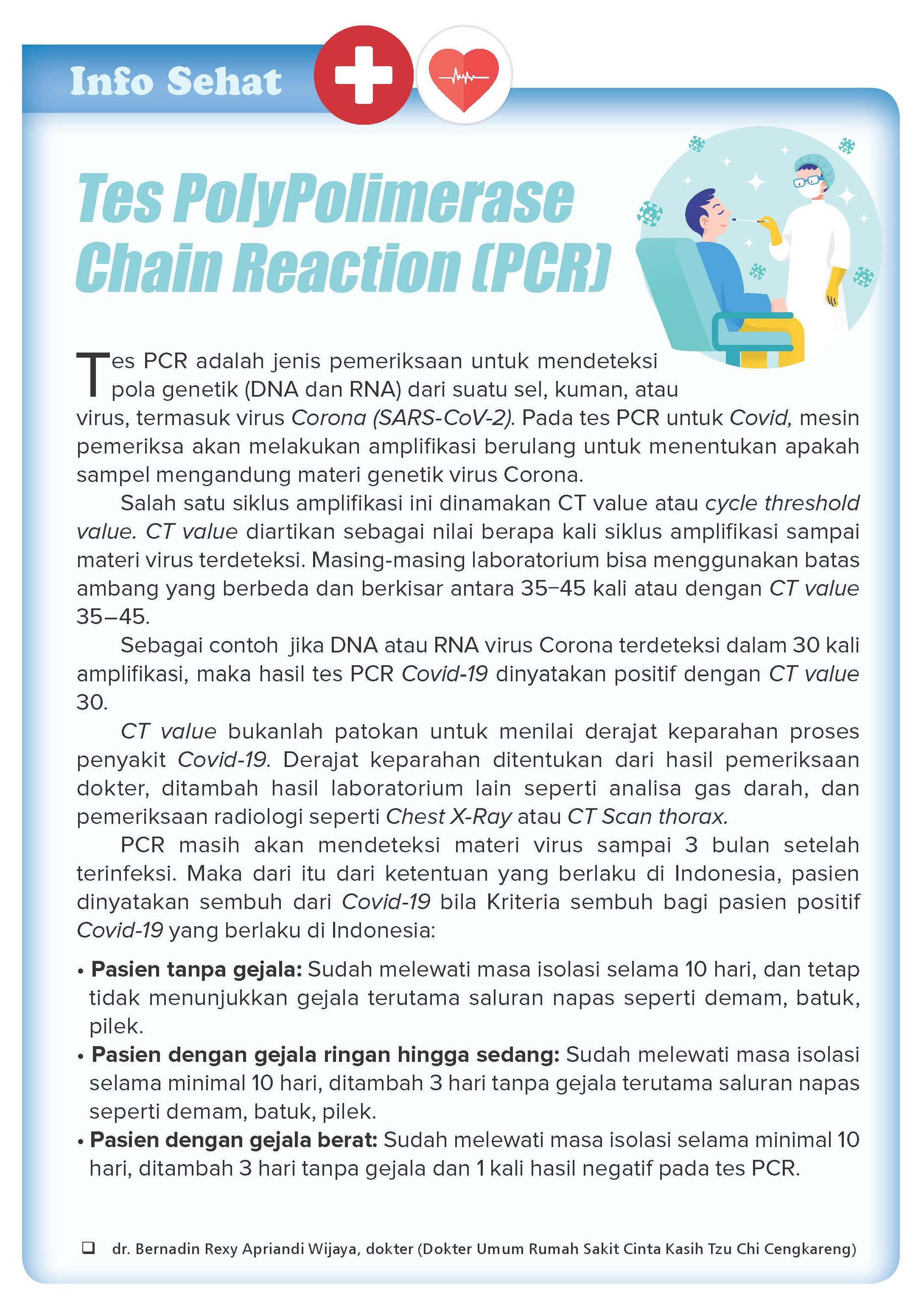 Tes PolyPolimerase Chain Reaction (PCR)