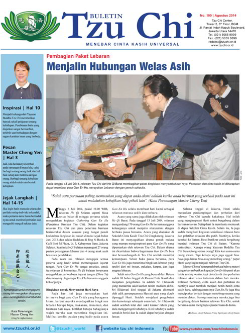 Buletin Edisi 109 Agustus 2014