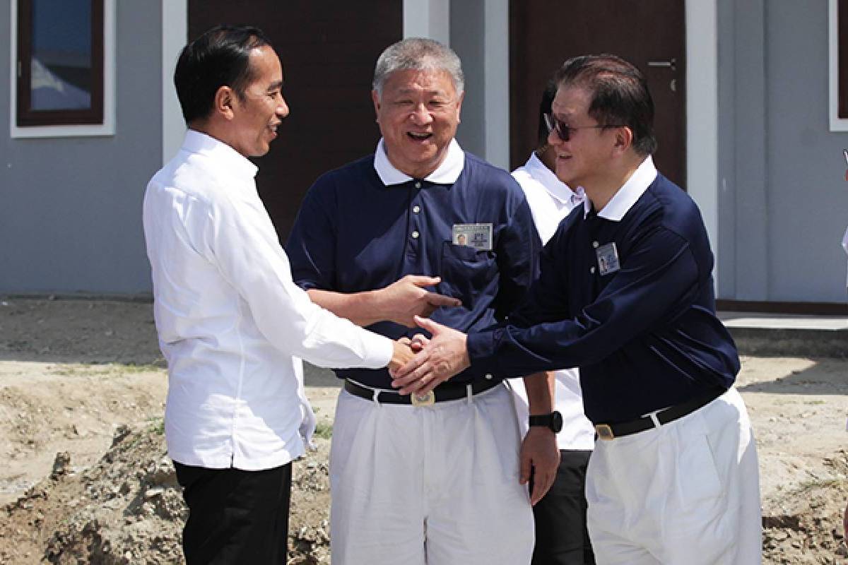 Kunjungan Presiden Jokowi ke Perumahan Tzu Chi di Palu