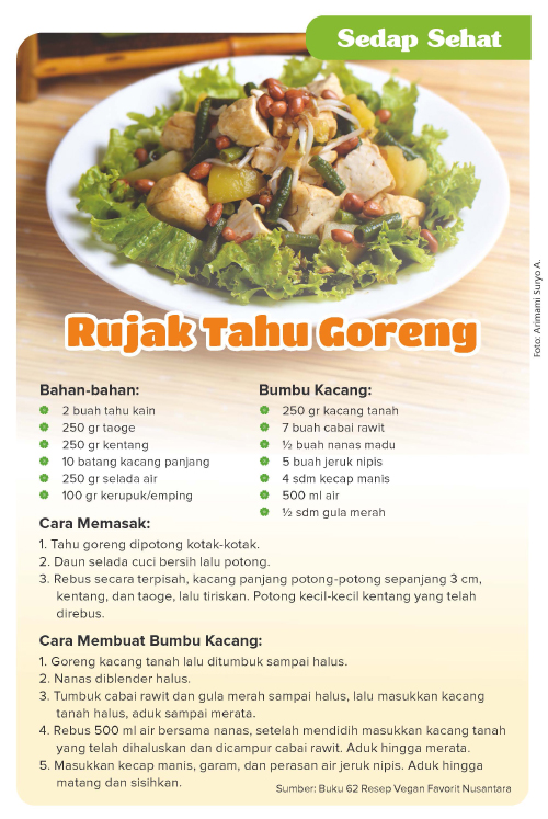 Rujak Tahu Goreng