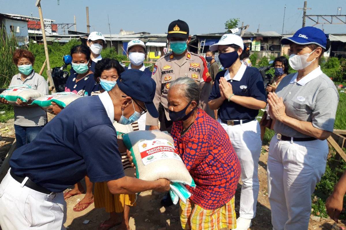 Bantuan Sosial Peduli Covid-19 di Kelurahan Ancol dan Kelurahan Pademangan Barat