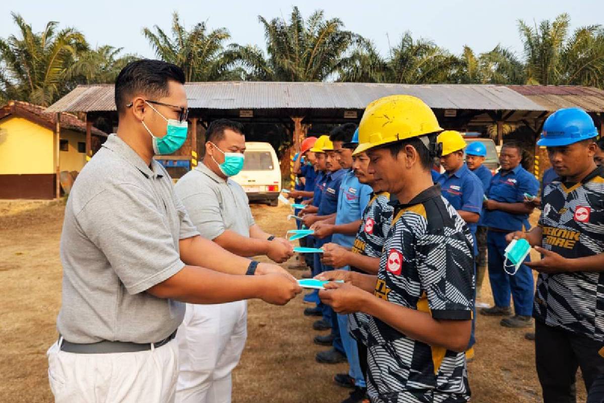 Selembar Masker, Wujud Cinta Kasih di Tengah Kemarau Lampung