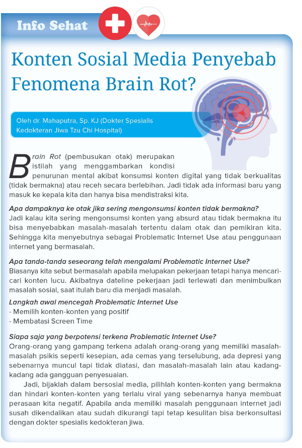 Konten Sosial Media Penyebab Fenomena Brain Rot?