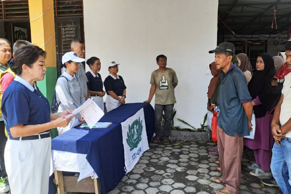 Meringankan Beban Korban Bencana Angin Puting Beliung di Medan Johor