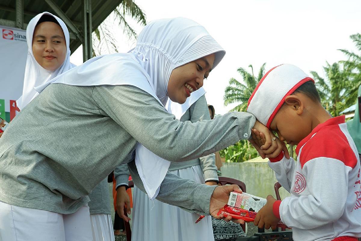 Dukungan Gizi Seimbang untuk Siswa- siswi PAUD-TK Ar Rohim