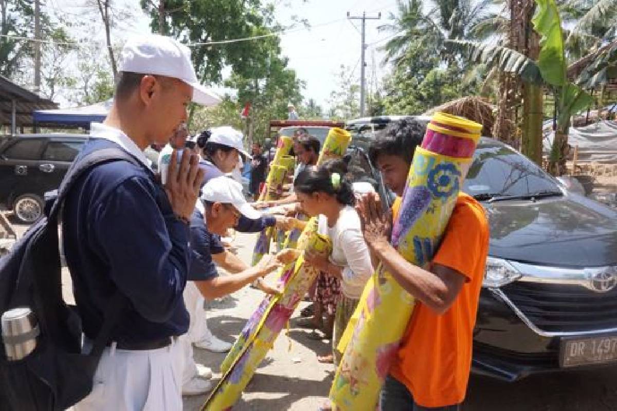 Gempa Lombok: Menciptakan Keceriaan di Tengah-tengah Warga Lombok Utara