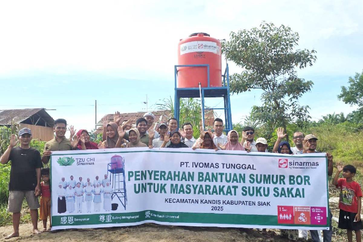 Sumur Bor untuk Suku Sakai