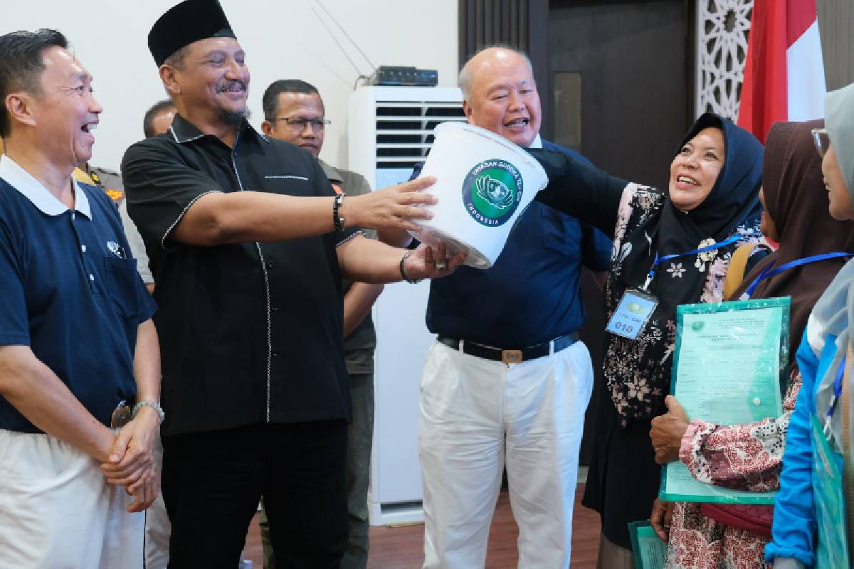 Pengundian 183 Huntap di Tanjung Seumantoh, Aceh Tamiang