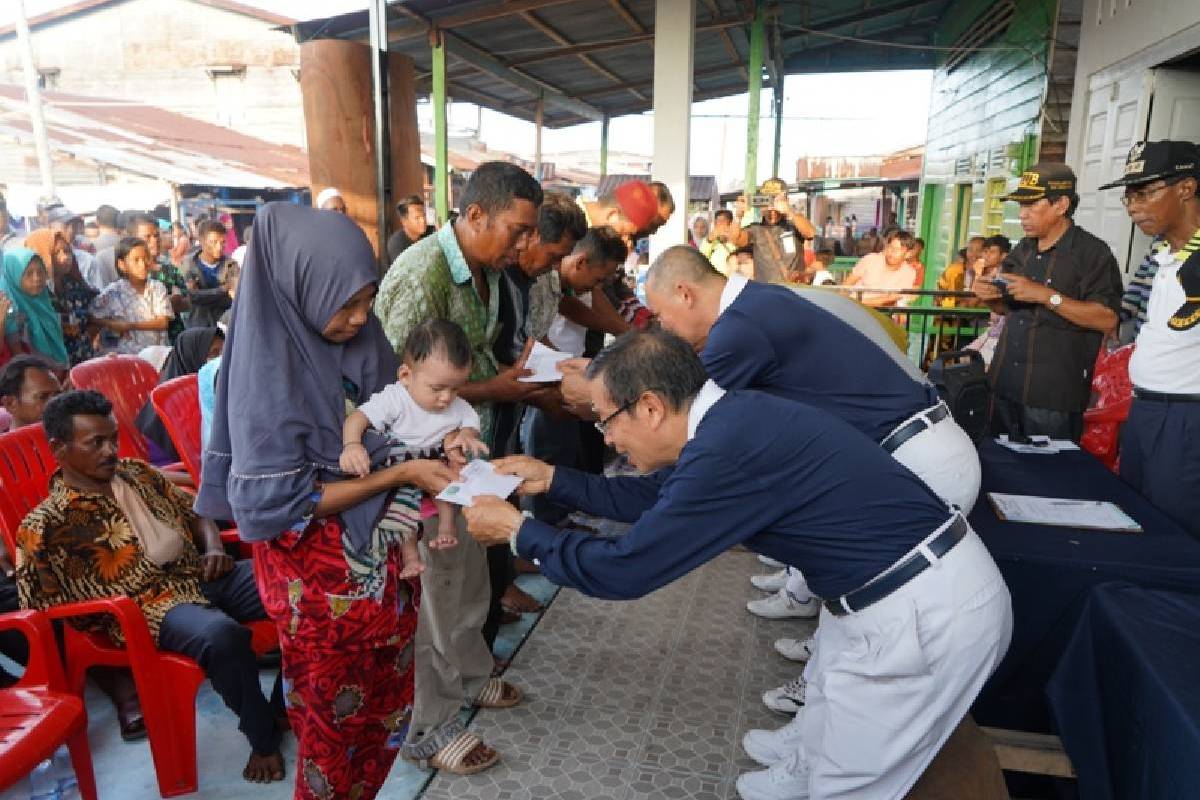 Meringankan Duka Korban Kebakaran Di Panipahan