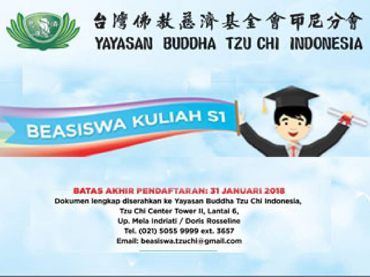 Beasiswa Tzu Chi 2018