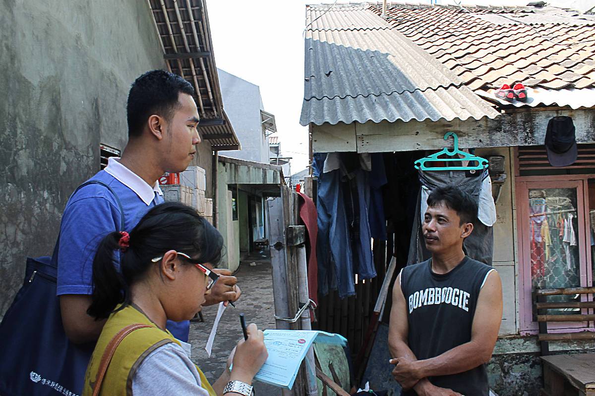 Pembagian Kupon Beras Cinta Kasih