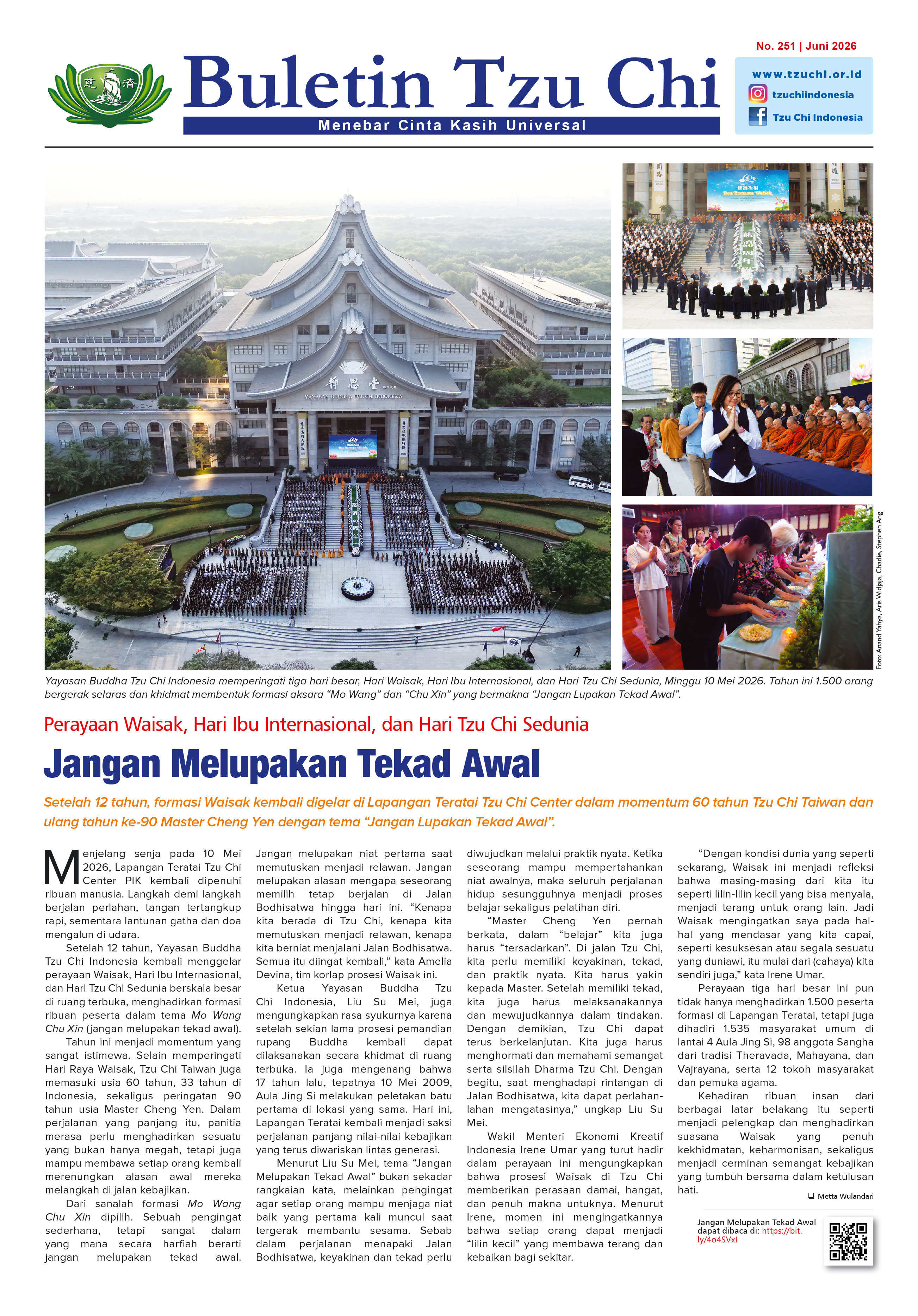 Buletin Tzu Chi Edisi 251 Juni 2026