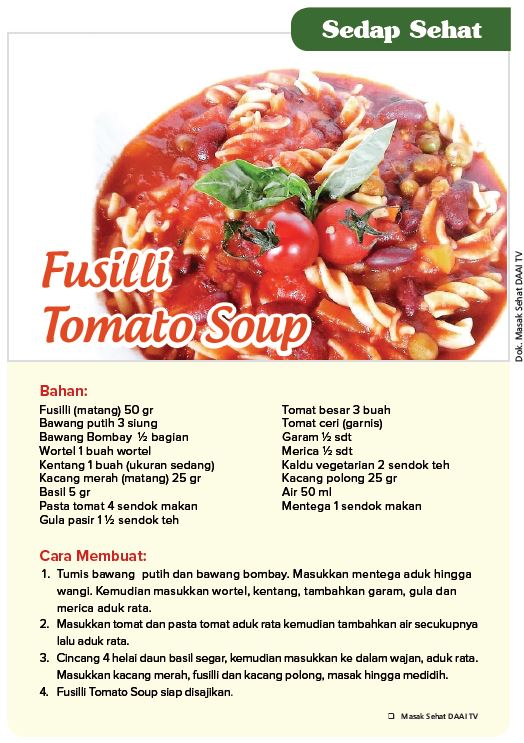 Fusilli Tomato Soup