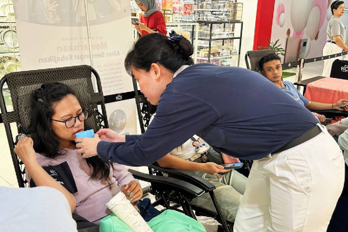 Donor Darah Perdana di Kalibata City, Wujud Nyata Semangat Milenial Humanis