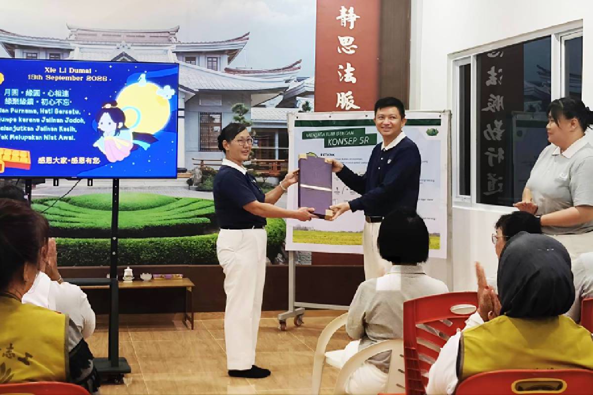 Menjaga Niat Awal dan Jalinan Kasih dalam Gathering Festival Kue Bulan Tzu Chi Dumai
