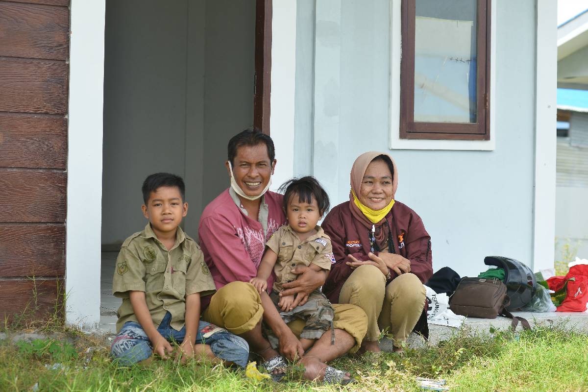 Rezeki yang Tertunda Namun Tak Tertukar, Kebahagiaan Penghuni Baru Perumahan Cinta Kasih di Palu 