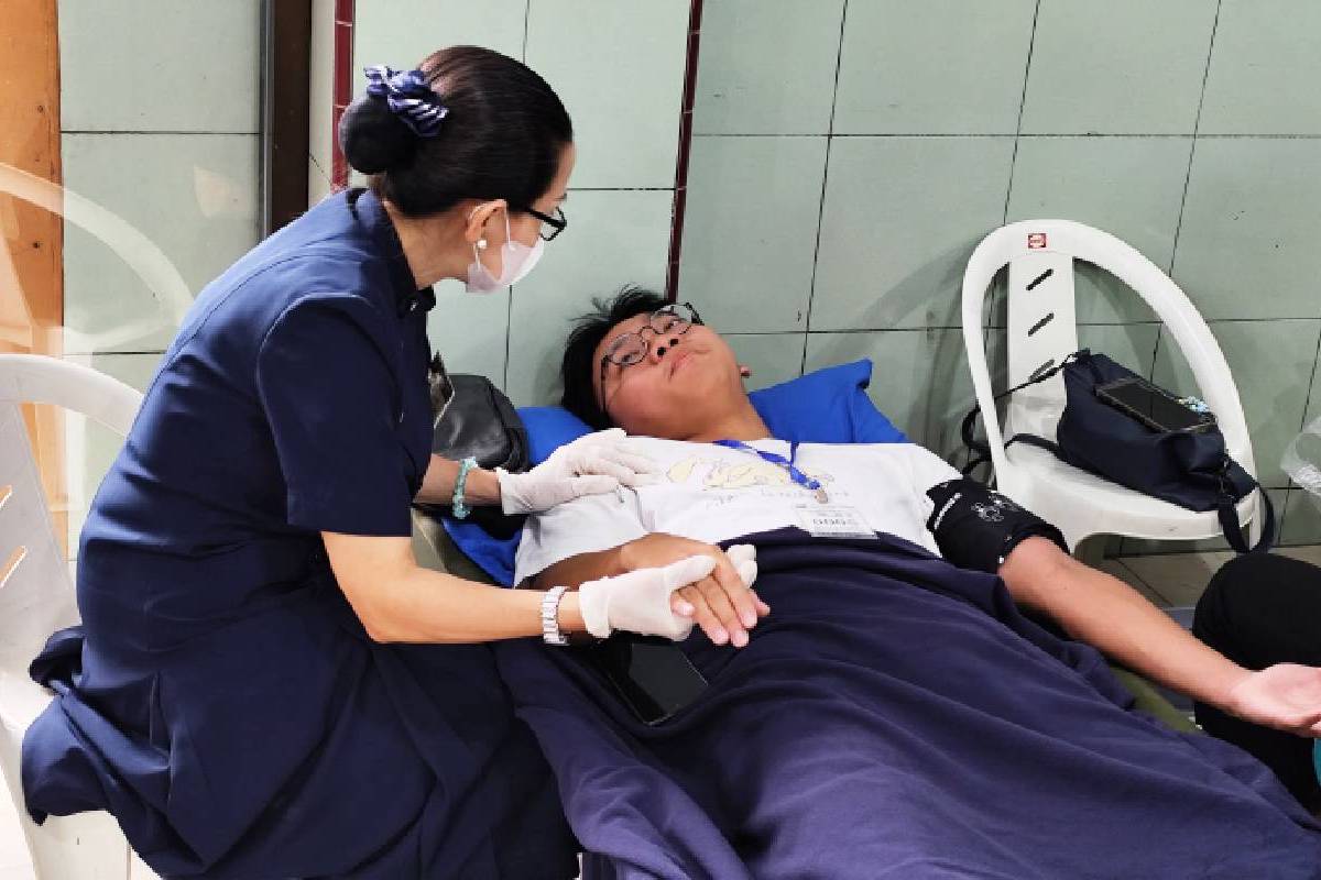 Kegiatan Donor Darah Rutin dikala Bencana Banjir Melanda