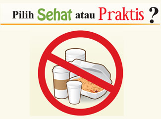 Styrofoam, Pilih Sehat atau Praktis?