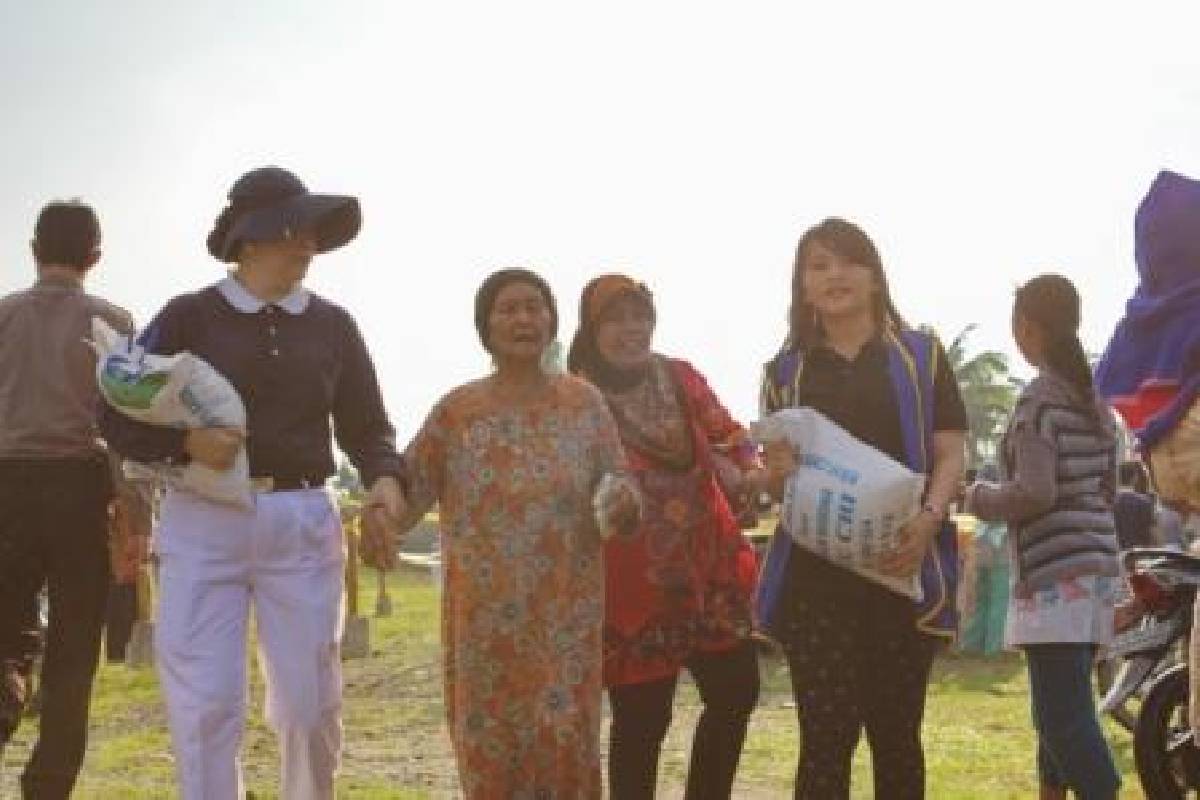 Butir-Butir Beras Tzu Chi untuk Medan.