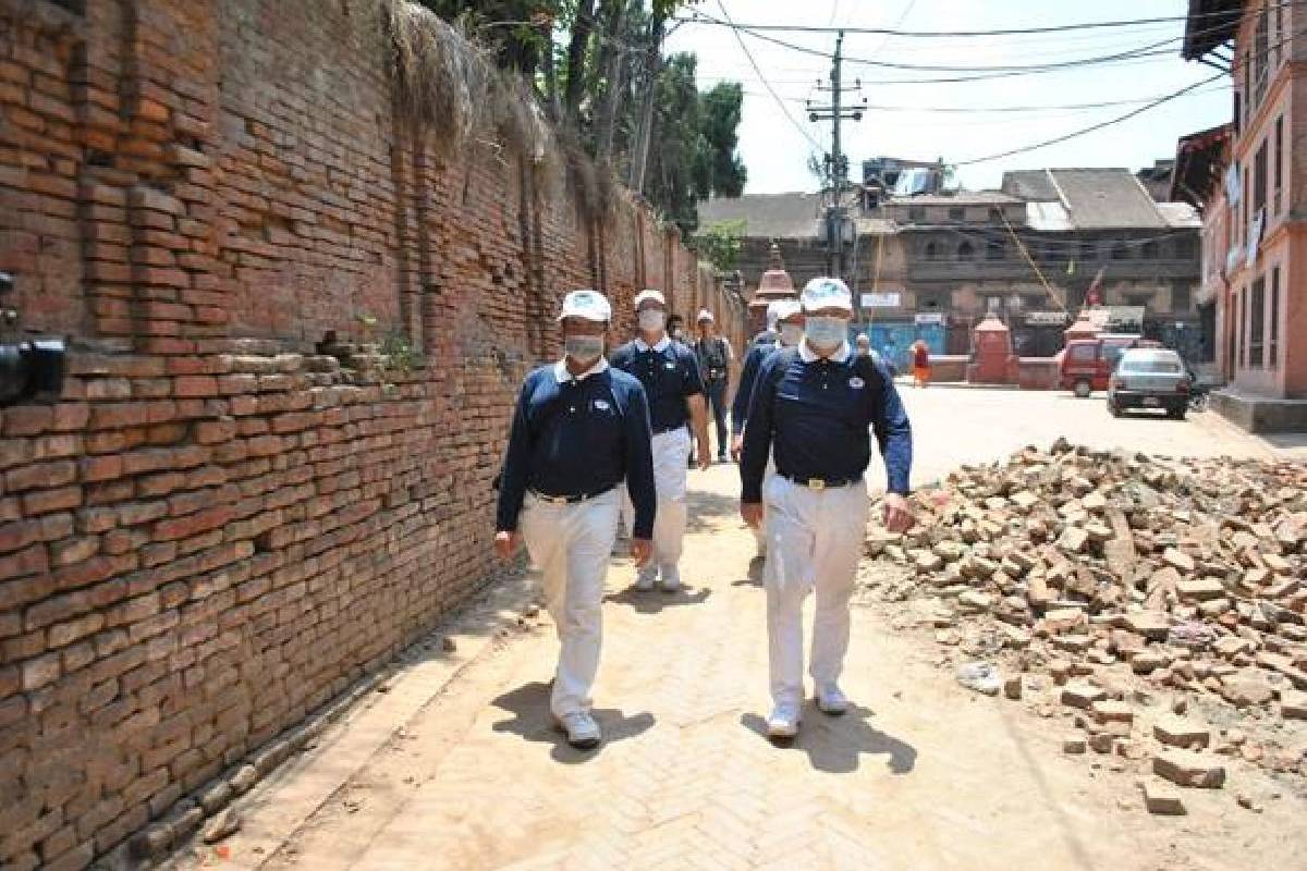 Survei Penyaluran Bantuan di Bhaktapur, Nepal