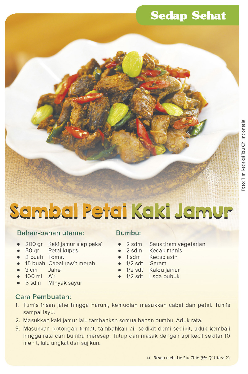 Sambal Petai Kaki Jamur