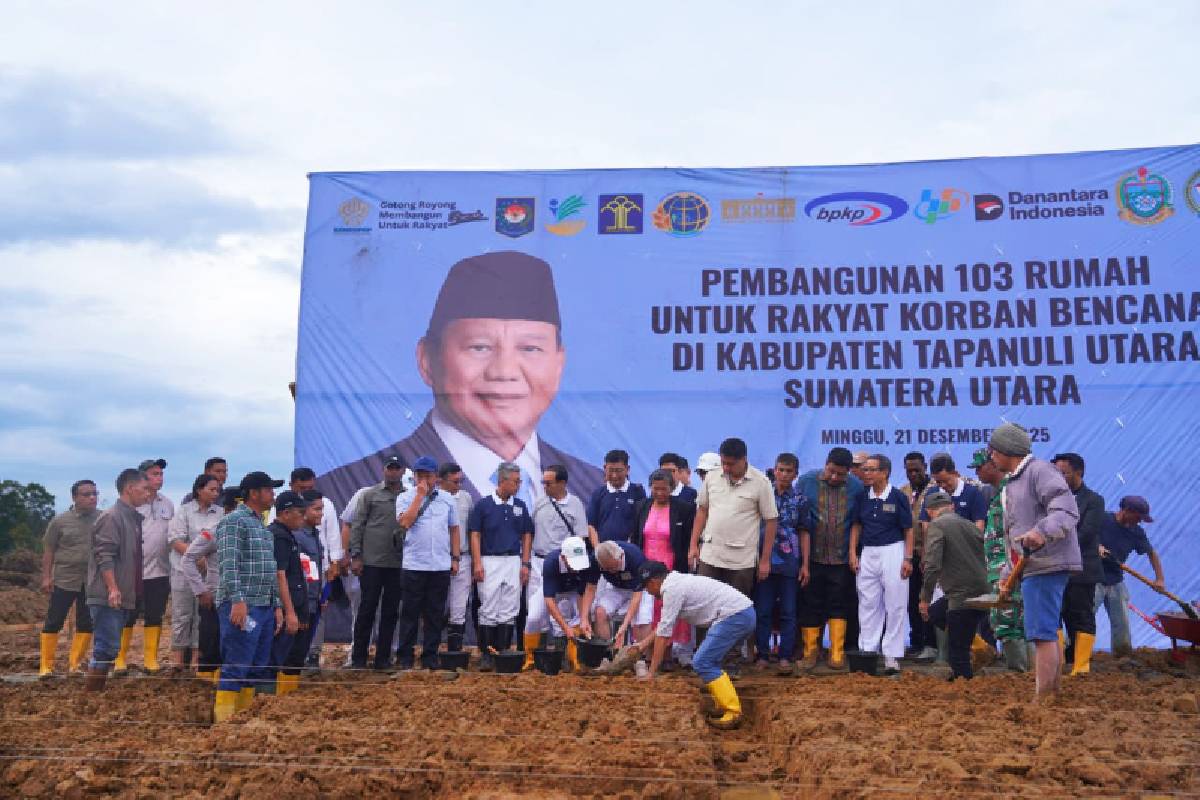 Tzu Chi Memulai Pembangunan 2.500 Hunian Tetap di Sumatera Utara, Aceh, dan Sumatera Barat