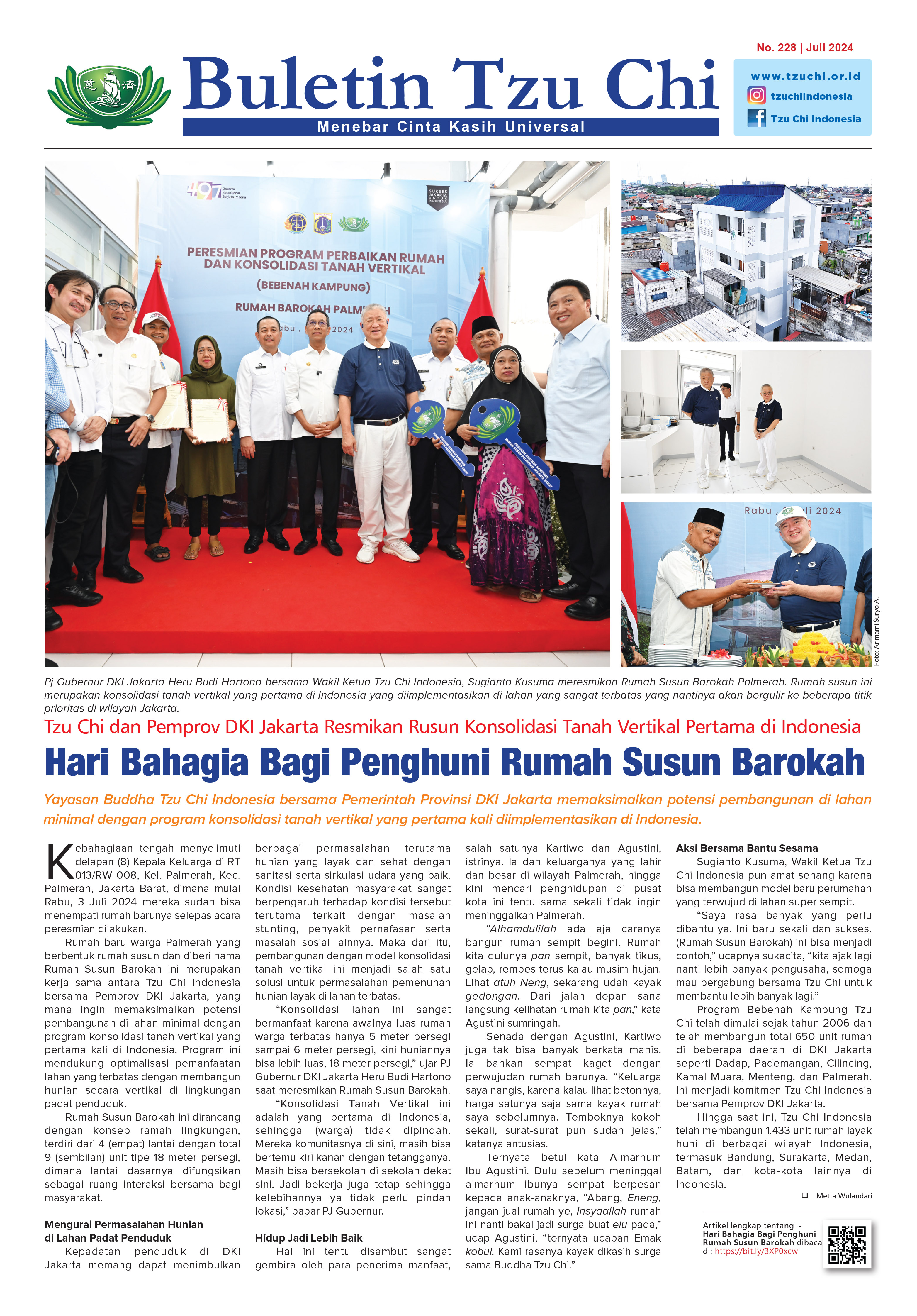 Buletin Tzu Chi Edisi 228 Juli 2024