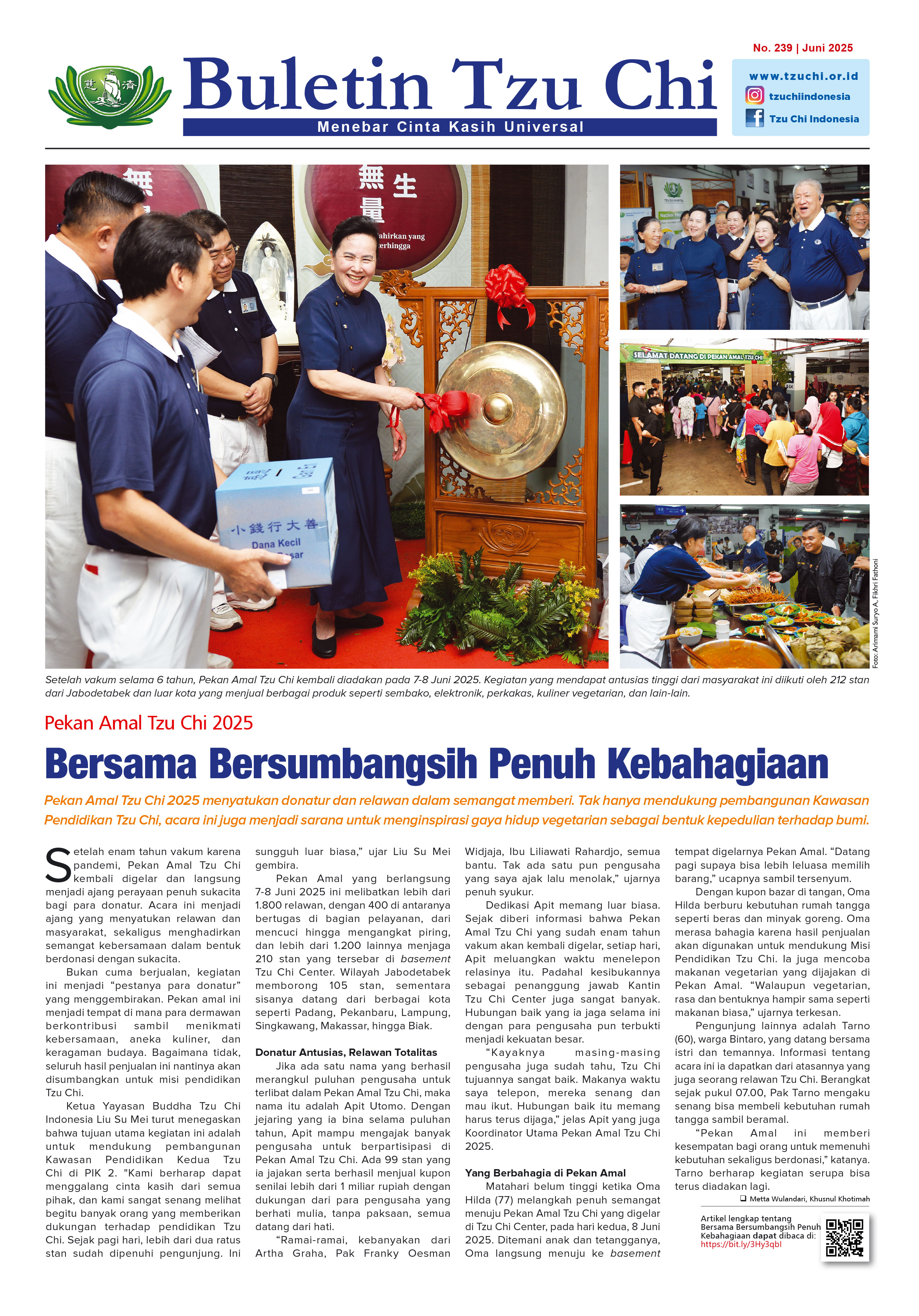 Buletin Tzu Chi Edisi 239 Juni 2025