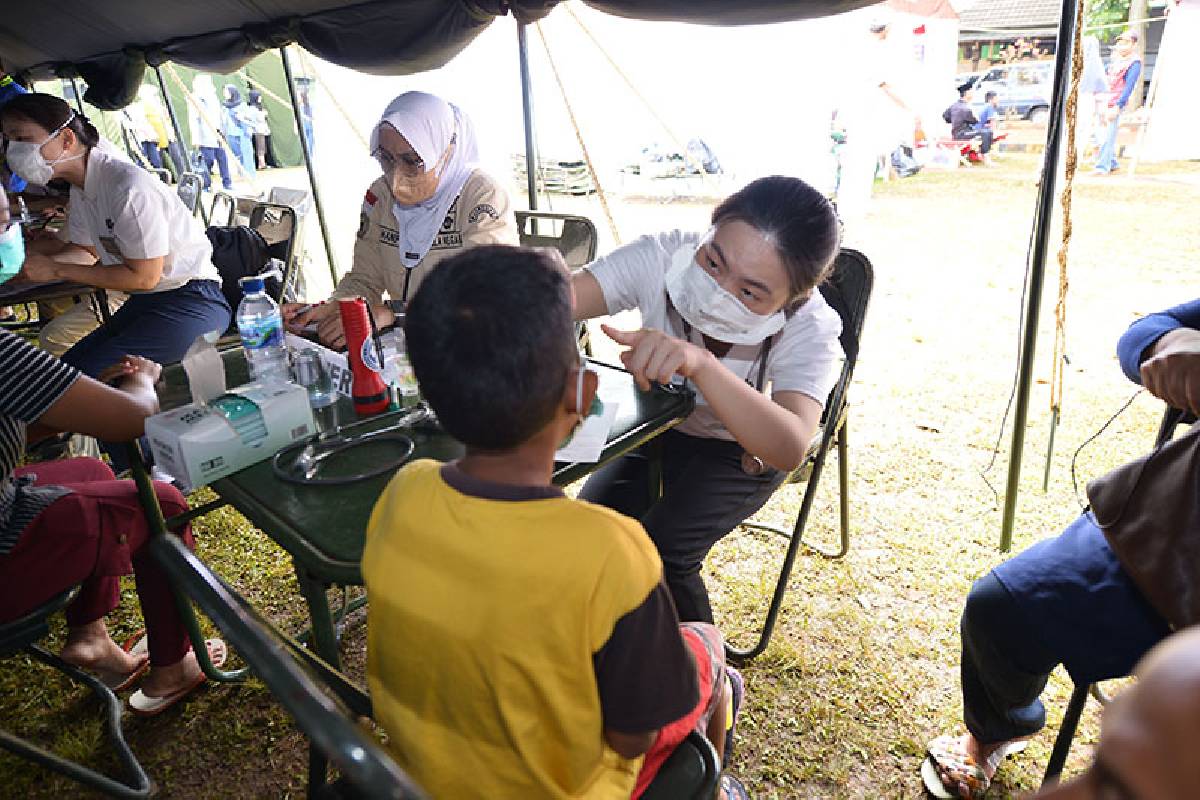 Baksos Kesehatan Tzu Chi untuk Korban Gempa Cianjur