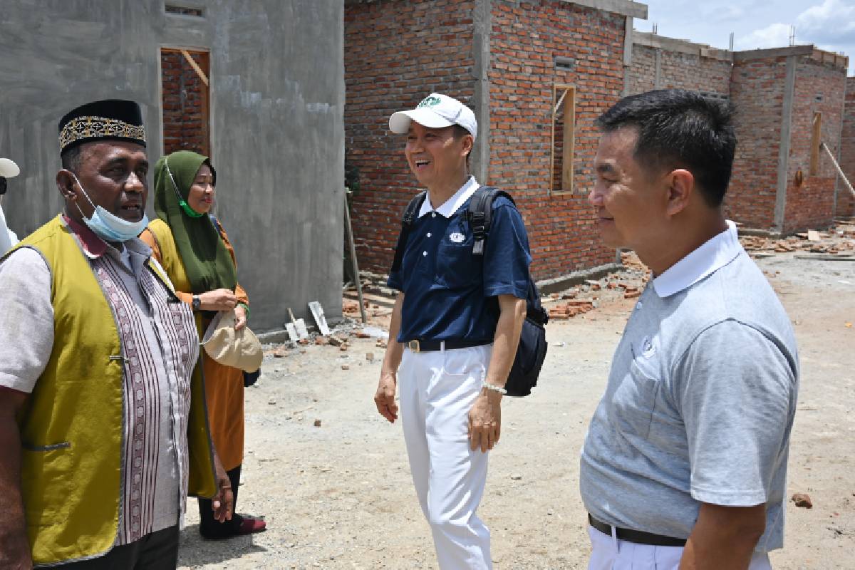 Pembangunan Huntap di Sumatera: Relawan Tinjau Pembangunan Huntap di Aceh 