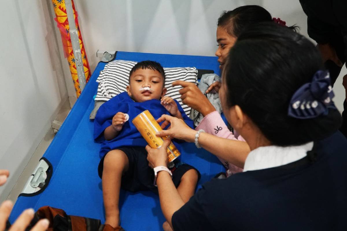 Baksos Kesehatan Tzu Chi Ke-155: Perjalanan Noval dari Dumai untuk Sebuah Senyum yang Berbeda
