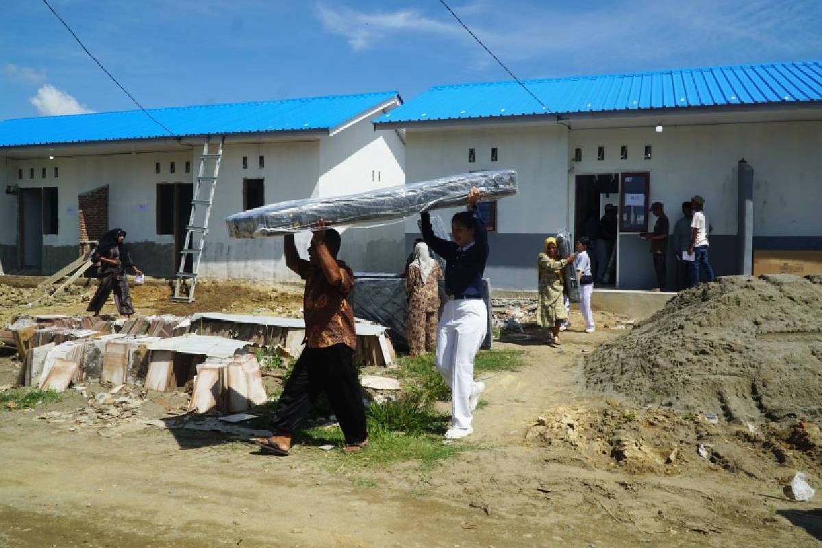 Dari Huntara ke Huntap, Penyintas Banjir Aceh Utara Kembali Menata Hidup